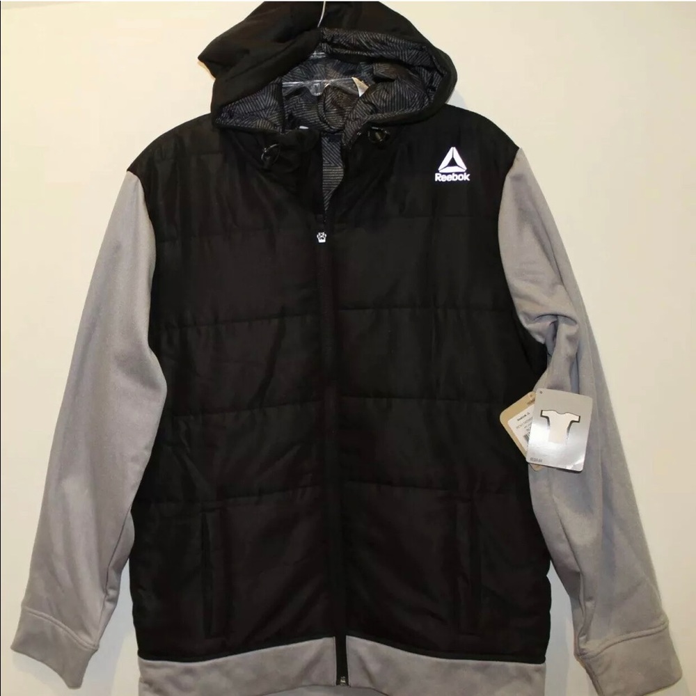 REEBOK Mens Black Arc Training Jacket NWT Size S